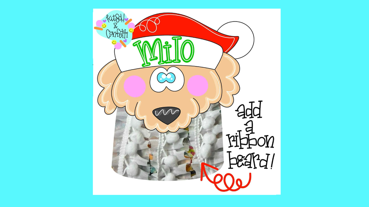 Christmas Dog Ornament (KC078-O)