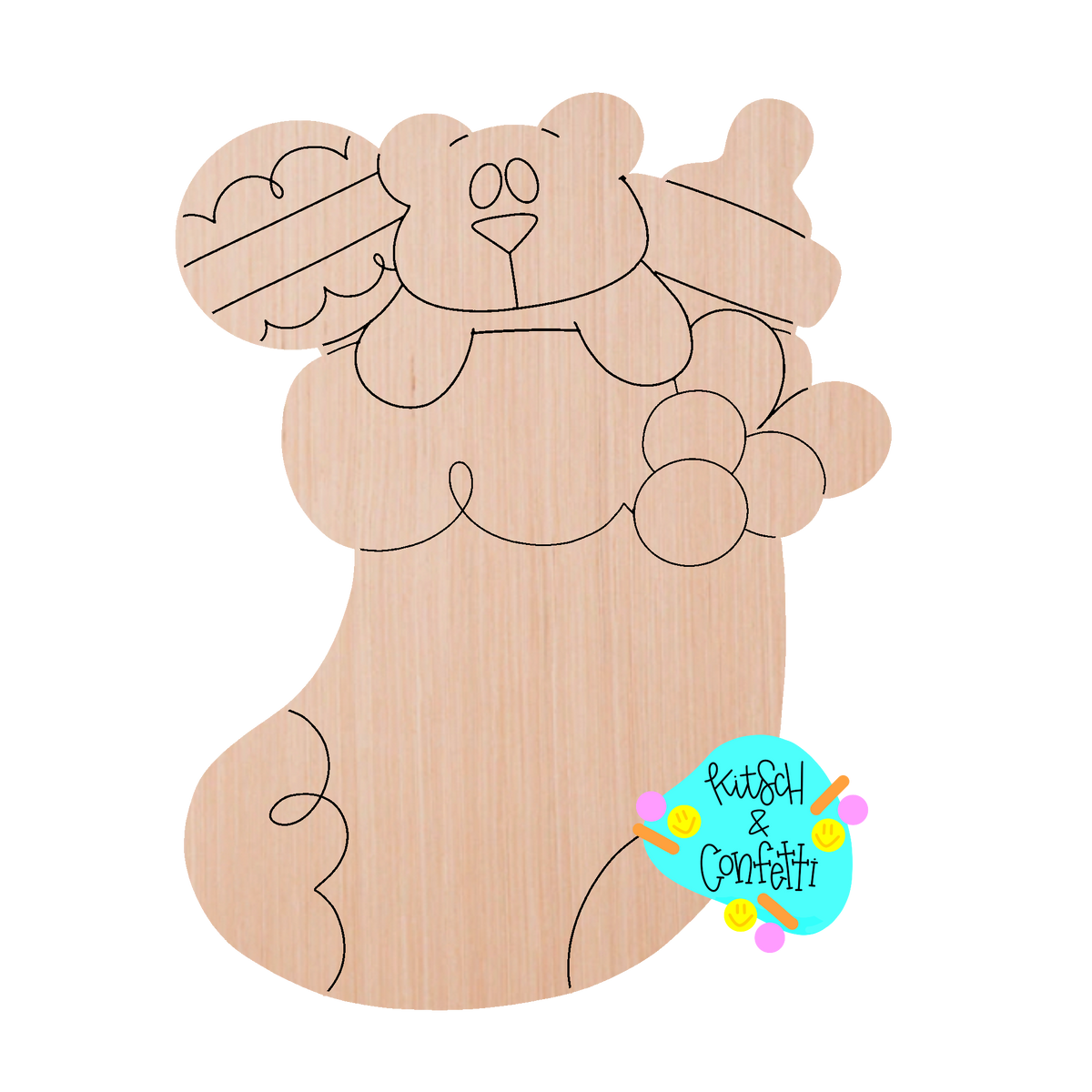 Baby Christmas Stocking (KC082)