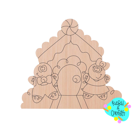 Gingerbread Home Ornament (KC094-O)
