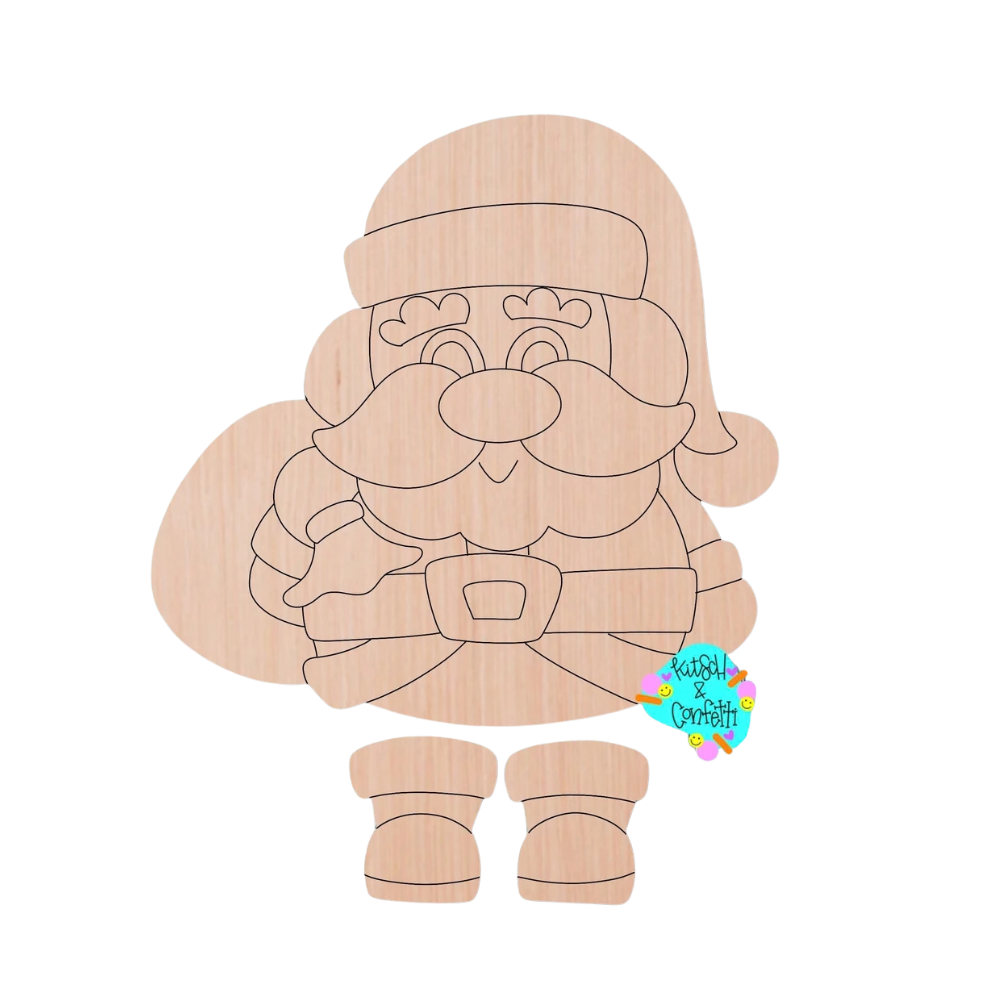 Ribbon Leg Santa (KC097)