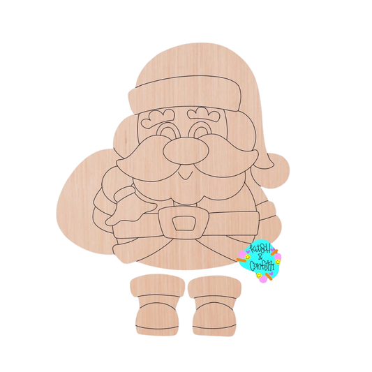 Ribbon Leg Santa (KC097)