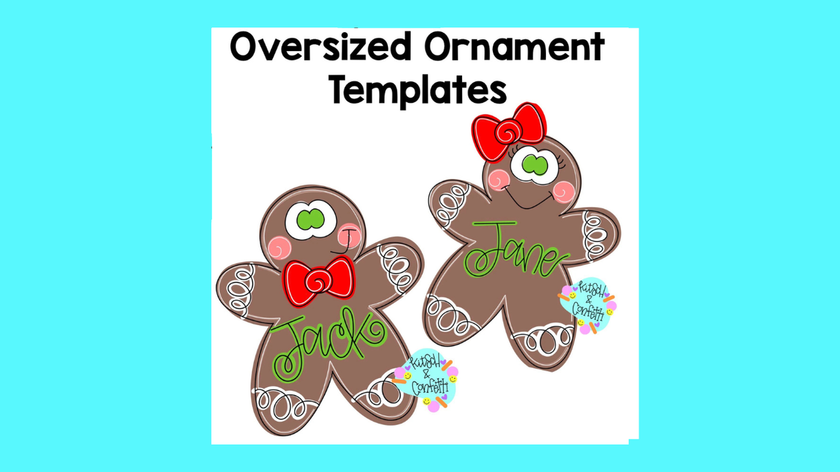 Gingerbread Girl Ornament (KC101-O)