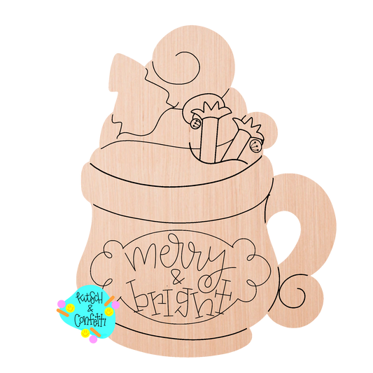 Elf Christmas Mug Ornament (KC102-O)