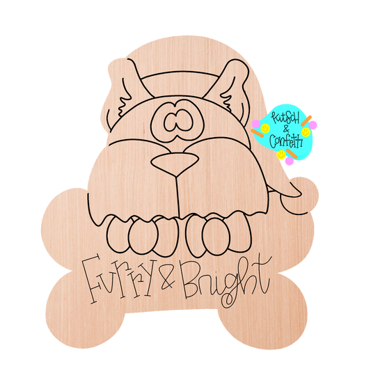 Christmas Dog Bone Ornament (KC108-O)