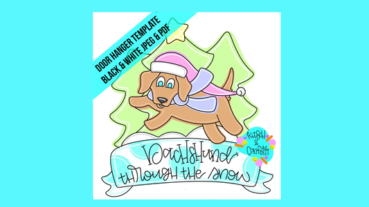 Dachshund Snow Ornament (KC112-O)