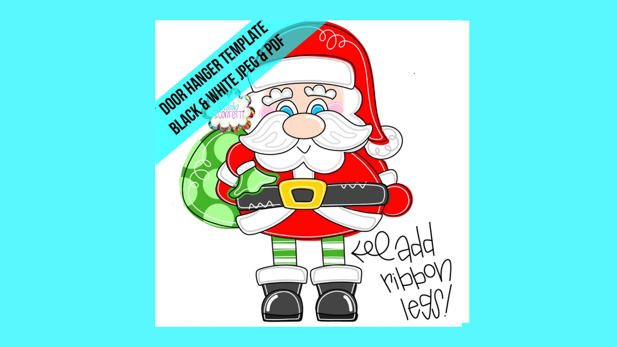 Ribbon Leg Santa (KC119)