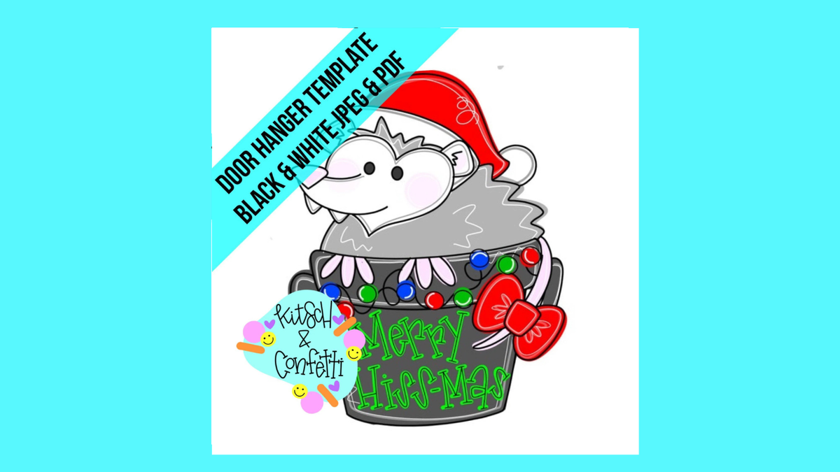 Christmas Possum Ornament (KC123-O)