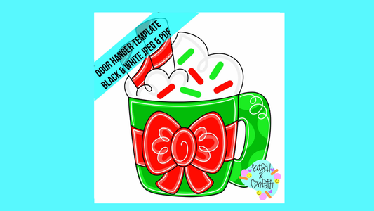 Christmas Bow Mug Ornament (KC130-O)