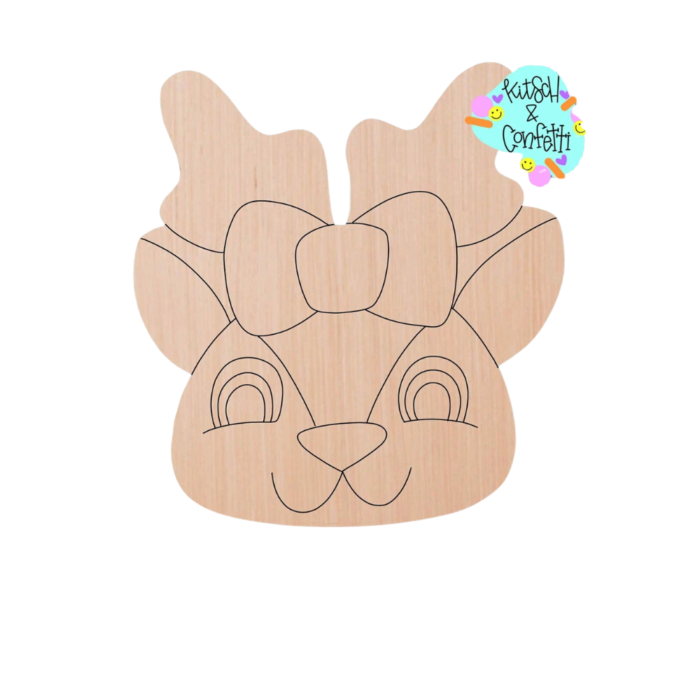 Girl Reindeer Ornament (KC134-O)