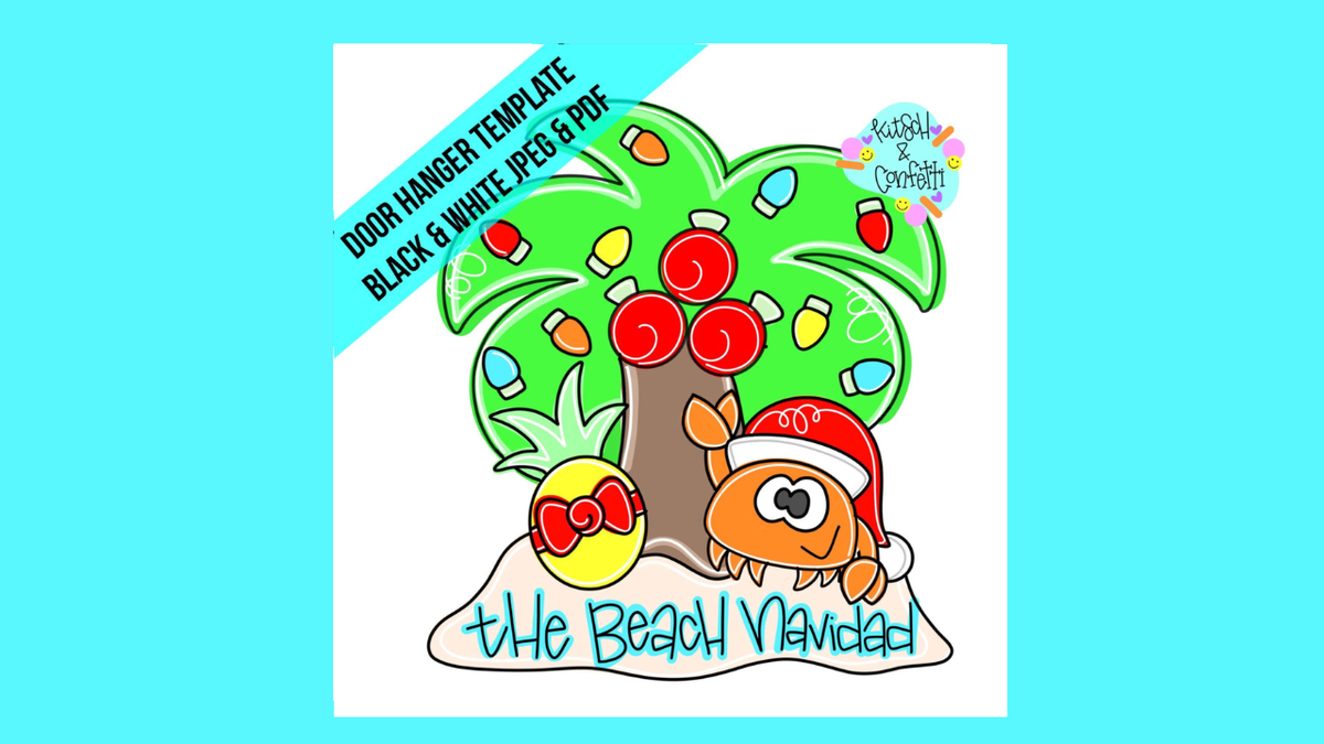 Beach Christmas Ornament (KC141-O)