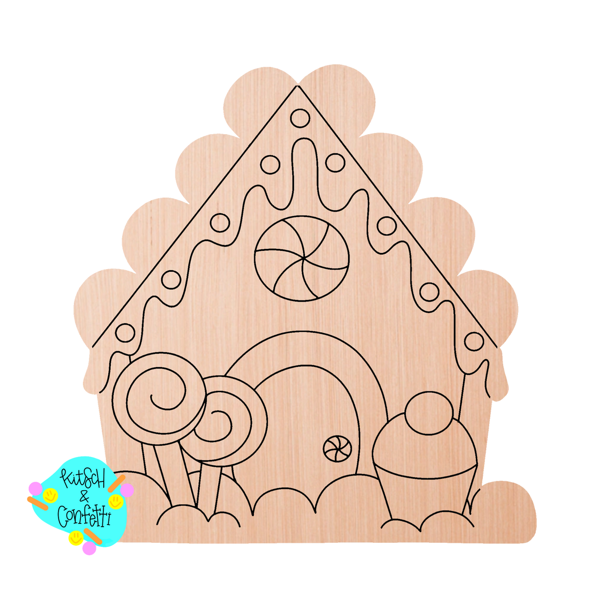Candyland Gingerbread House (KC162)