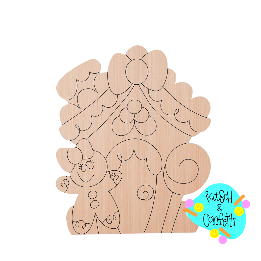 Gingerbread House Ornament (KC166-O)