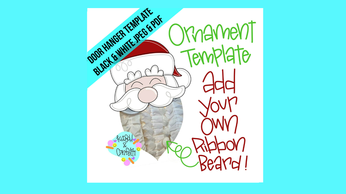 Ribbon Beard Santa (KC168)