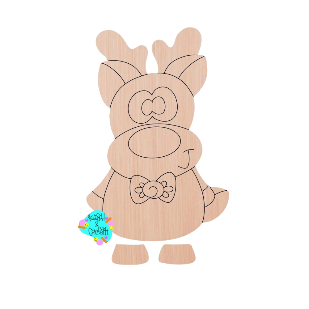 Ribbon Leg Rudolph (KC172)