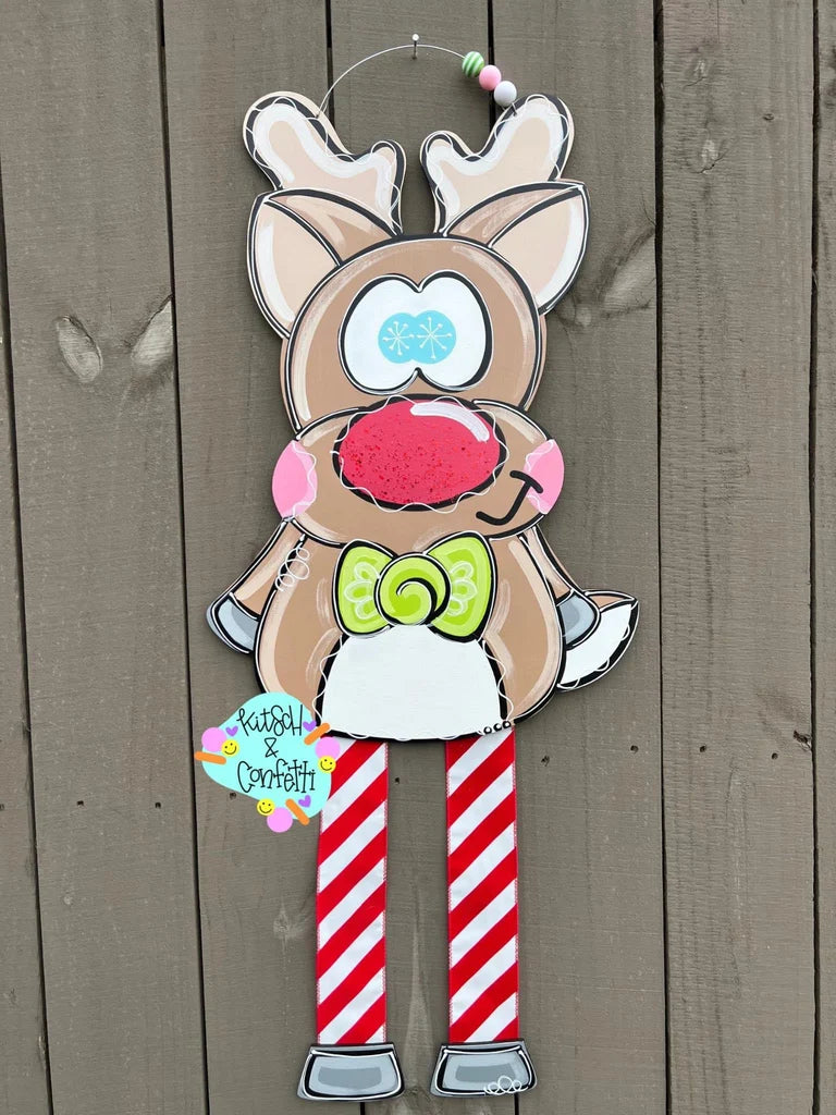Ribbon Leg Rudolph (KC172)