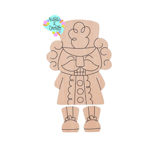 Ribbon Leg Nutcracker Ornament (KC174-O)