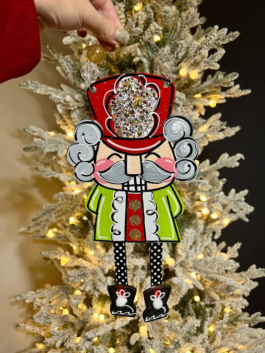 Ribbon Leg Nutcracker Ornament (KC174-O)