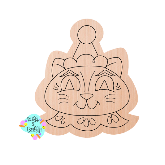 Vintage Halloween Cat (KC213)
