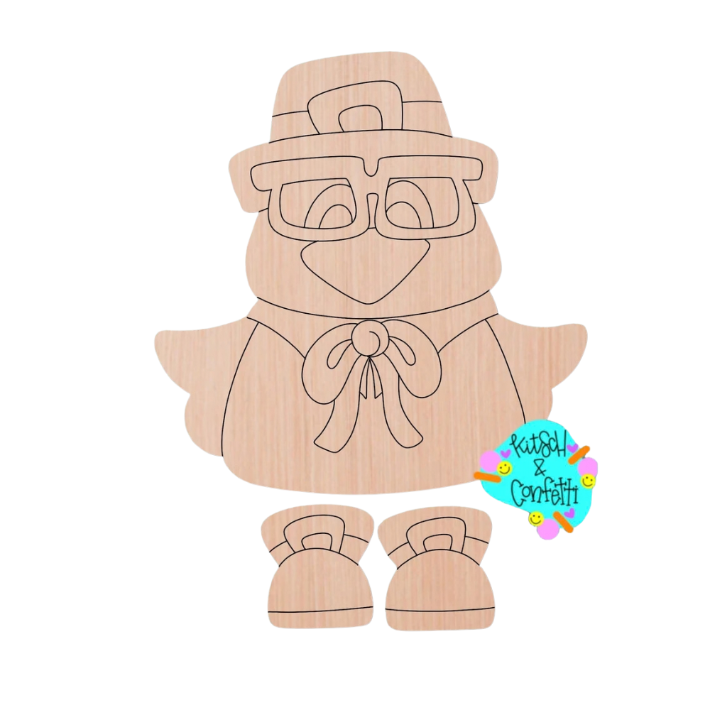 Ribbon Leg Hipster Turkey (KC220)