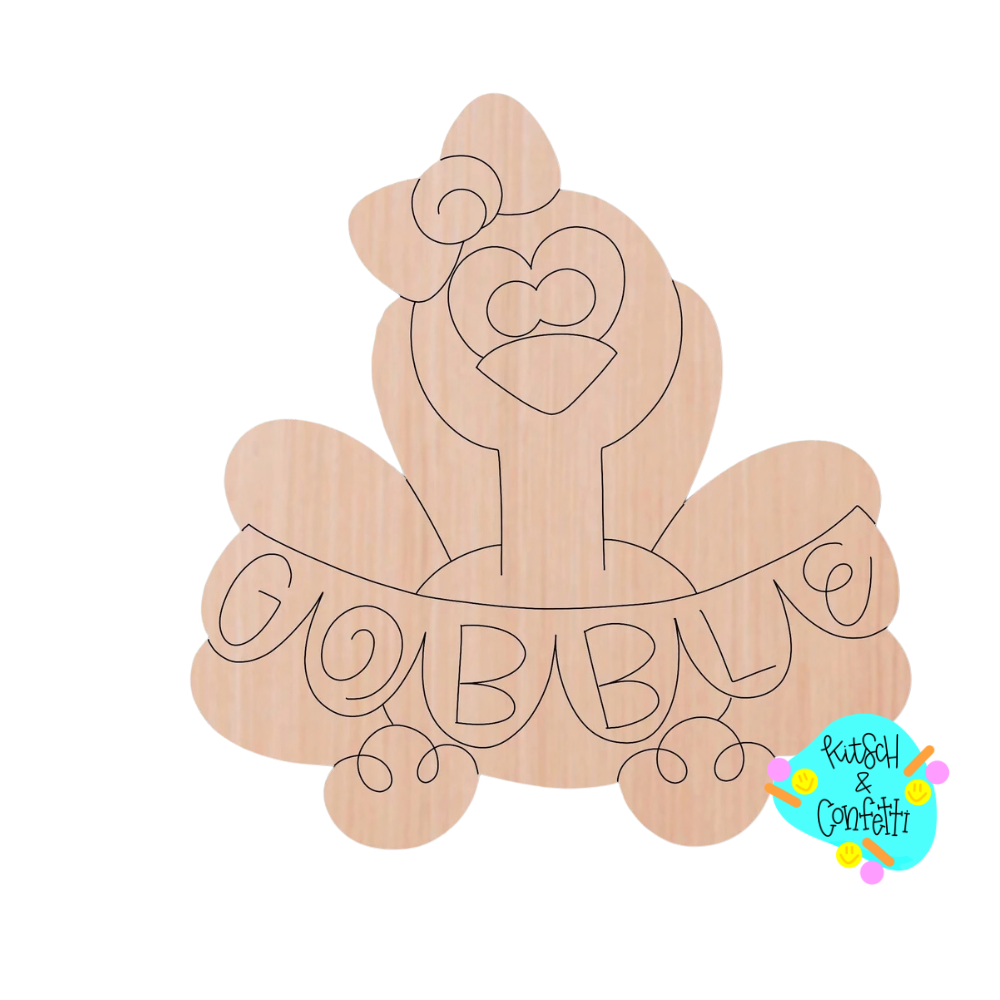 Turkey Gobble Banner (KC222)