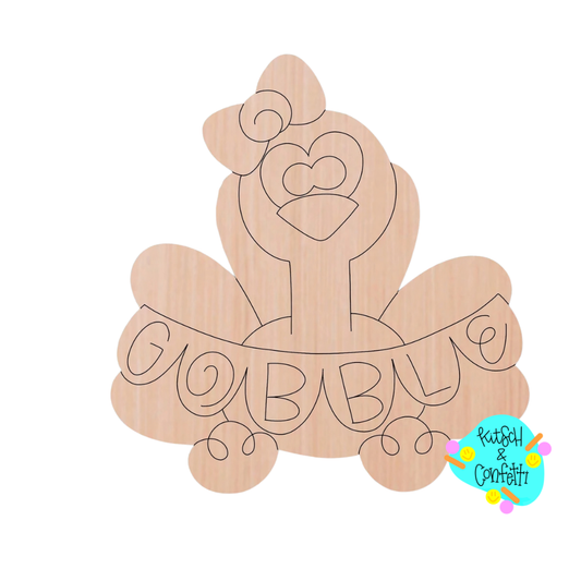 Turkey Gobble Banner (KC222)