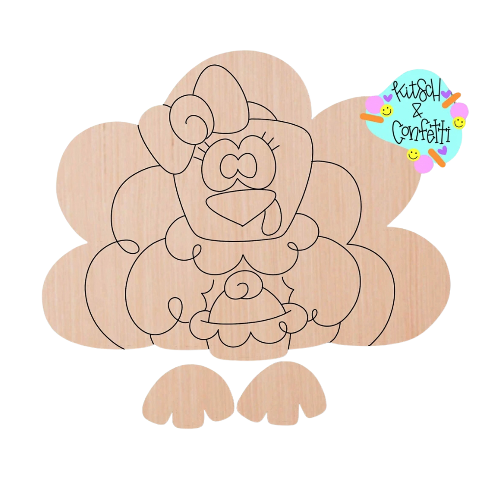 Ribbon Leg Turkey Girl (KC231)