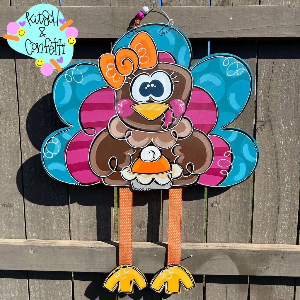 Ribbon Leg Turkey Girl (KC231)