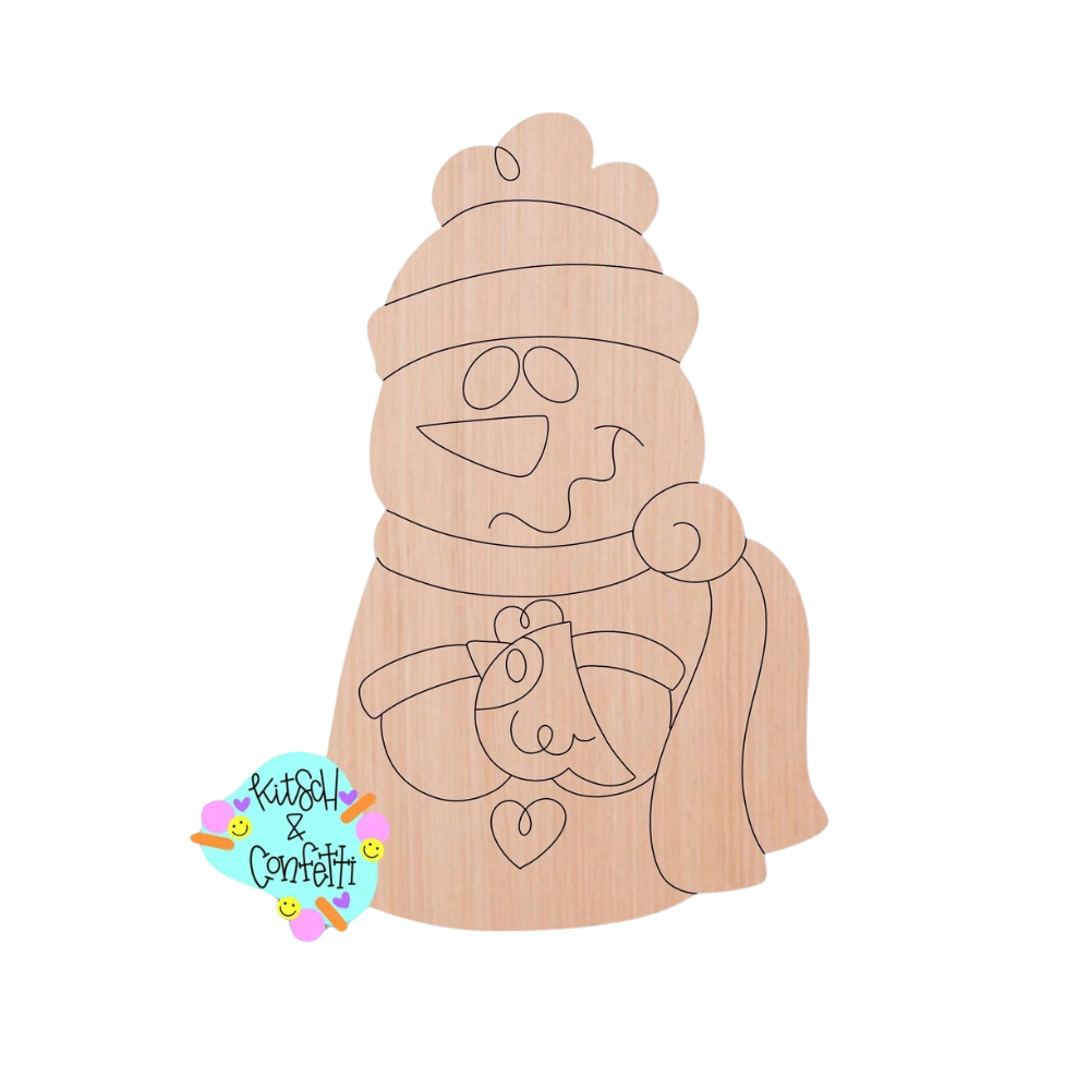 Snowman Cardinal (KC271)