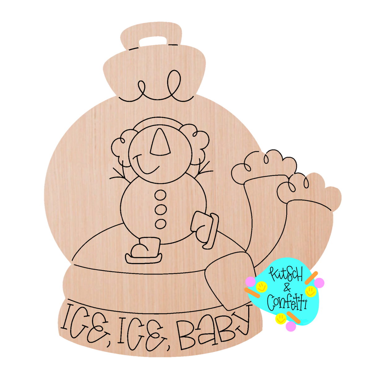 Ice Ice Baby Snowglobe (KC283)