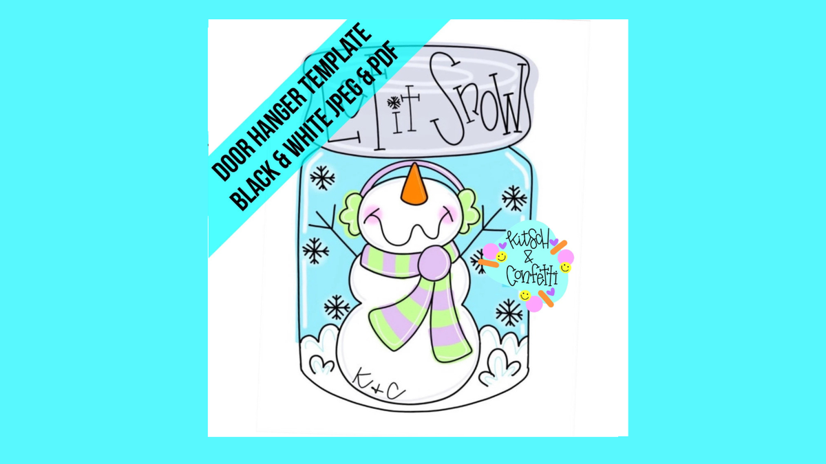 Let It Snow Snowman Ornament (KC293-O)