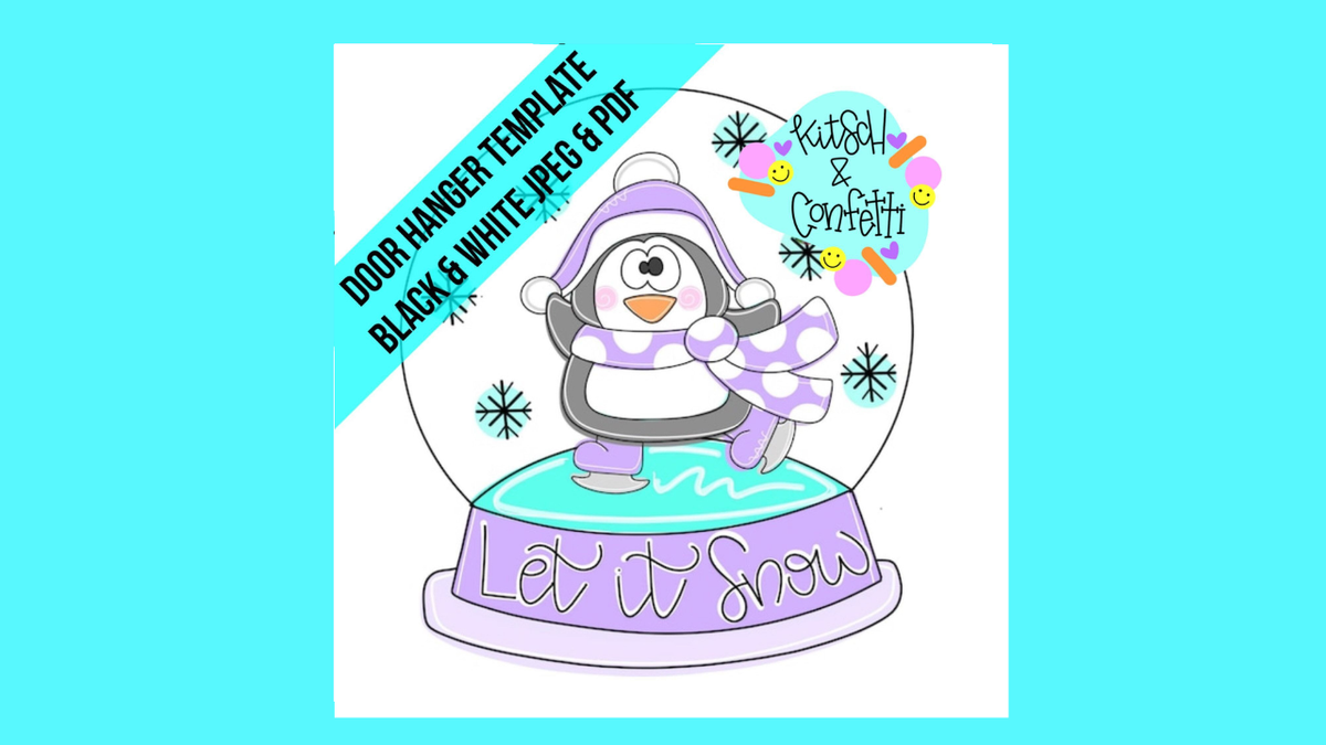 Let It Snow Penguin Snowglobe (KC305)