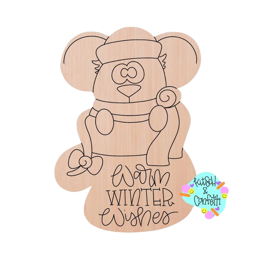 Winter Mouse Mitten (KC307)