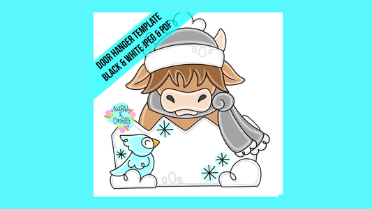 Winter Highland Cow (KC310)