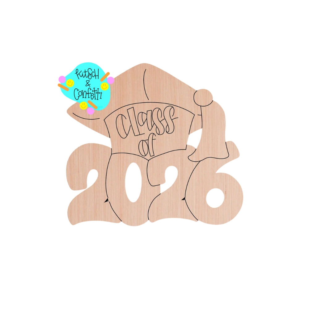 2026 Grad Cap Ornament (KC315-O)