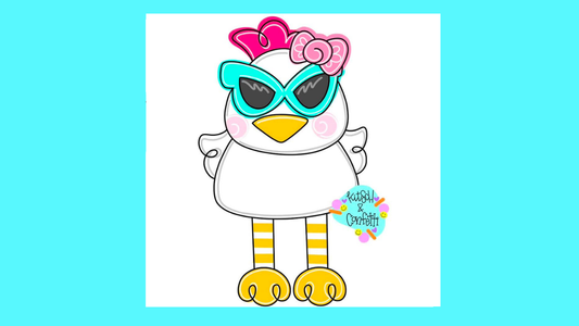 Ribbon Leg Chicken (KC333)