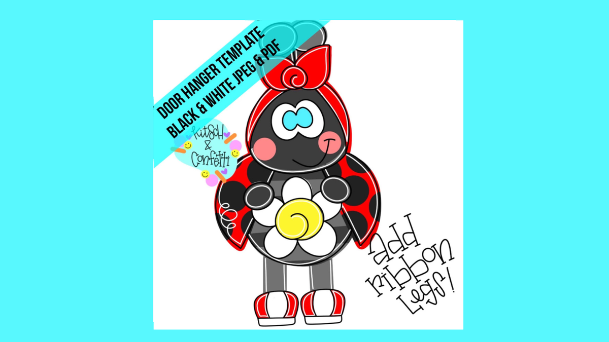 Ribbon Leg Lady Bug (KC355)