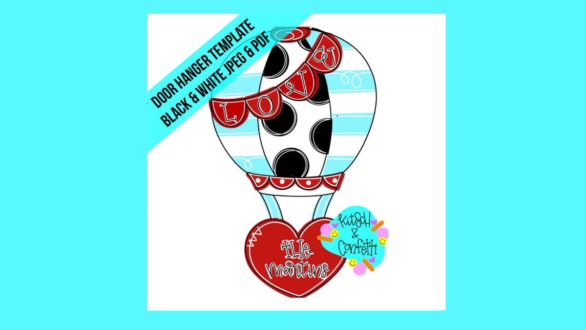 Valentines Hot Air Balloon (KC367)