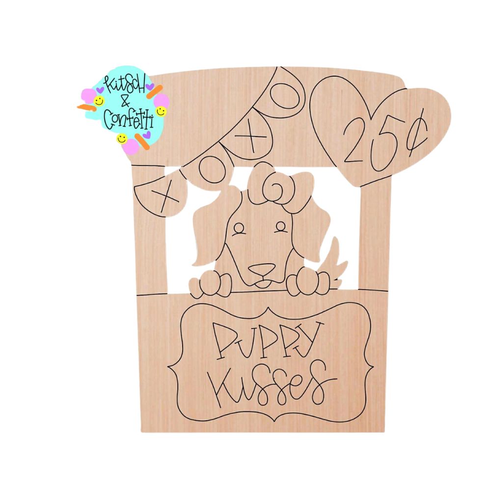 Puppy Kissing Booth (KC390)