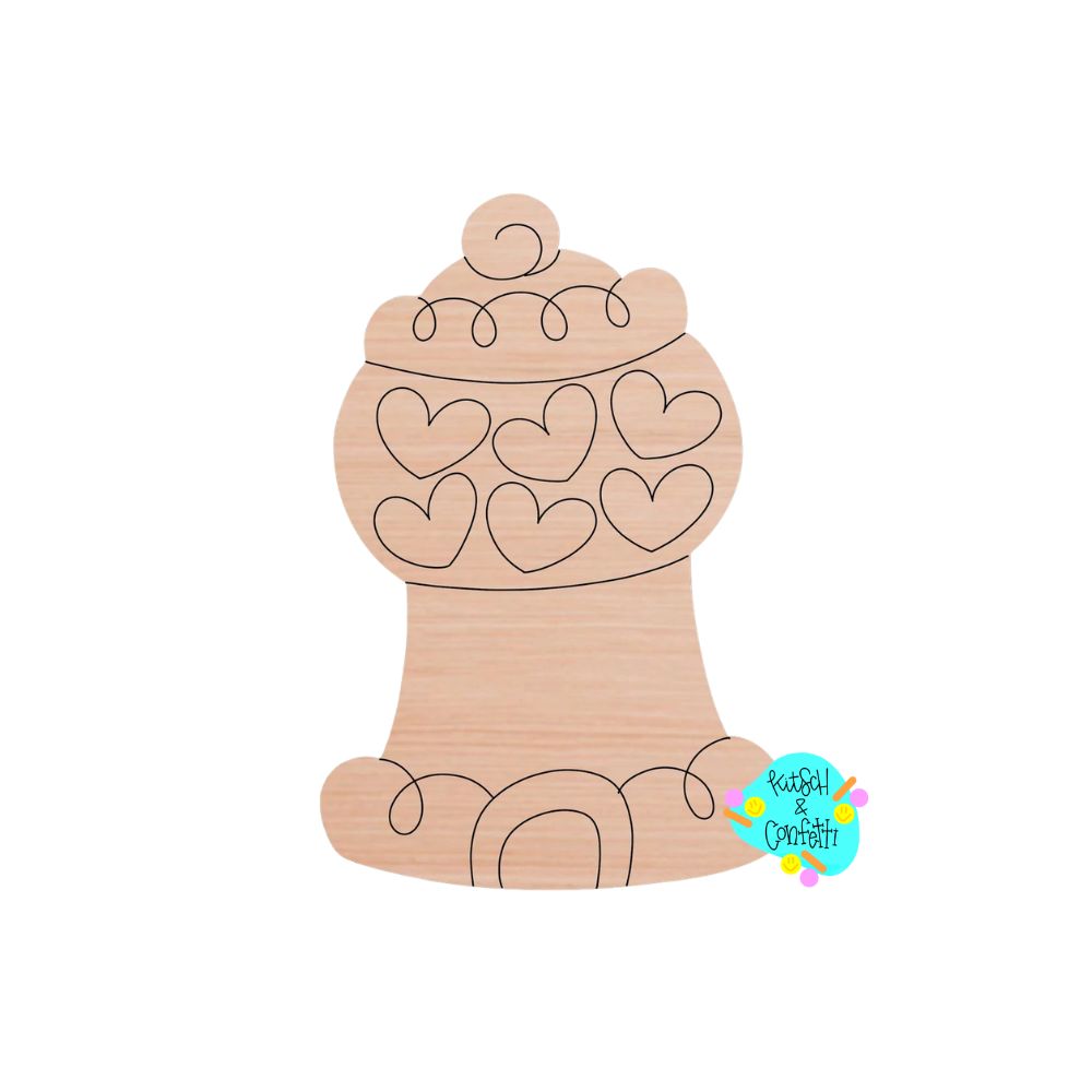 Valentines Gumball Machine (KC399)