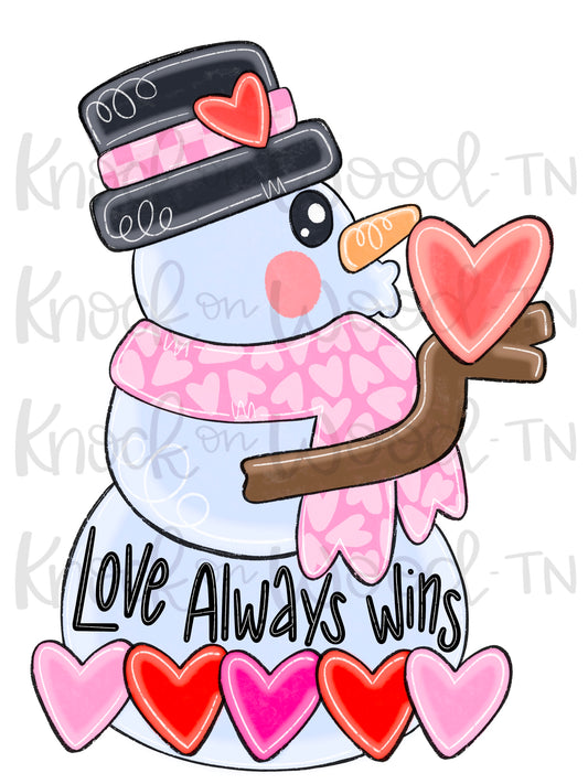 Kissing Snowman (KW130)