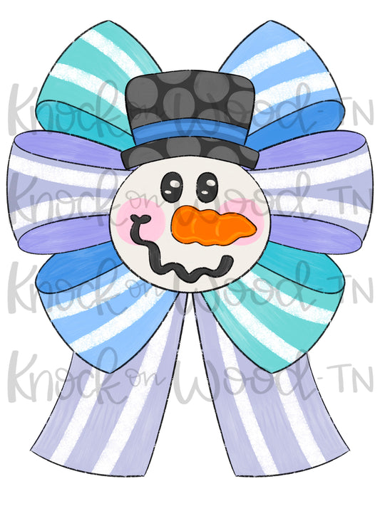 Snowman Bow (KW151)
