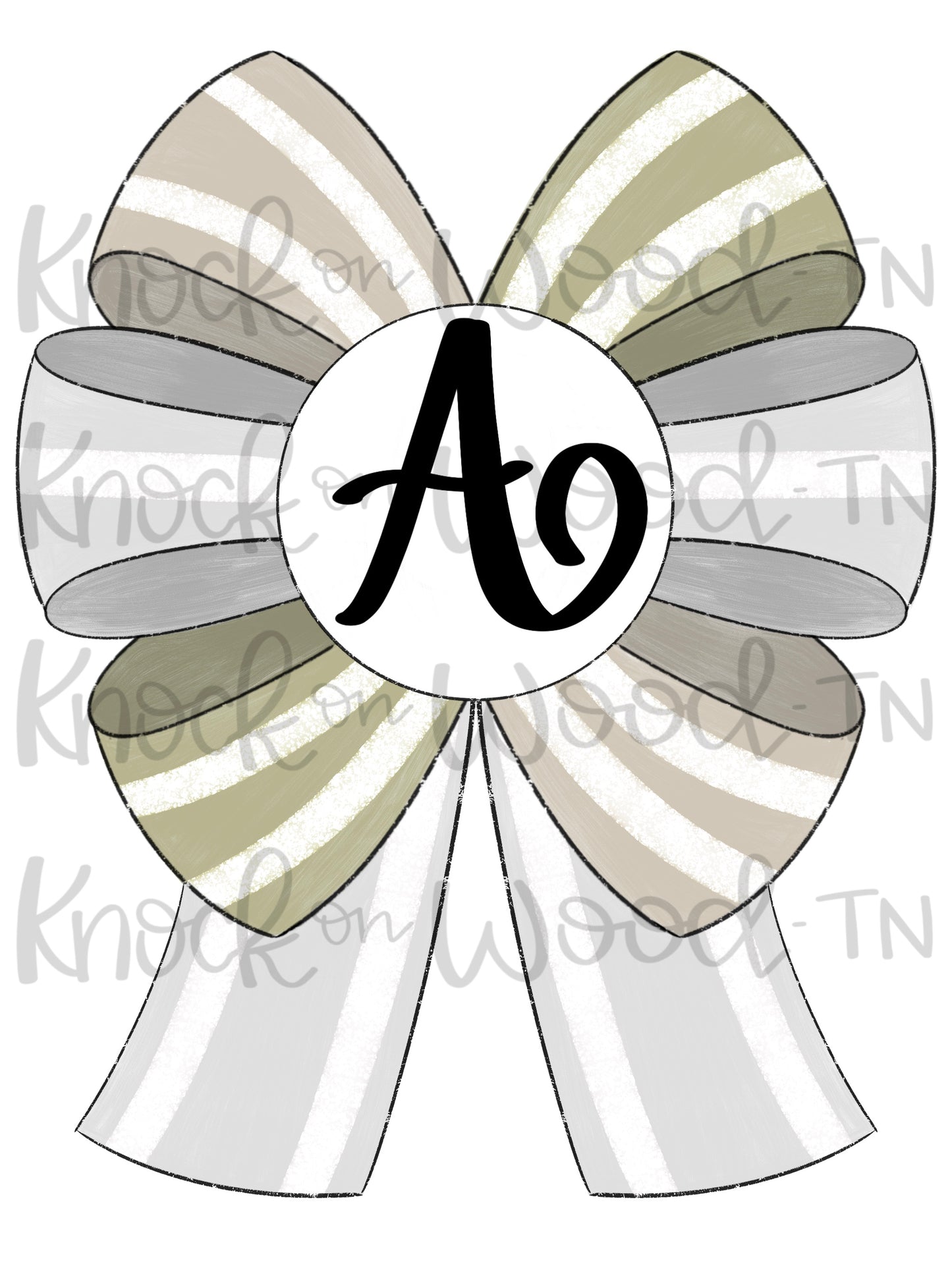 3D Initial Bow (KW155)