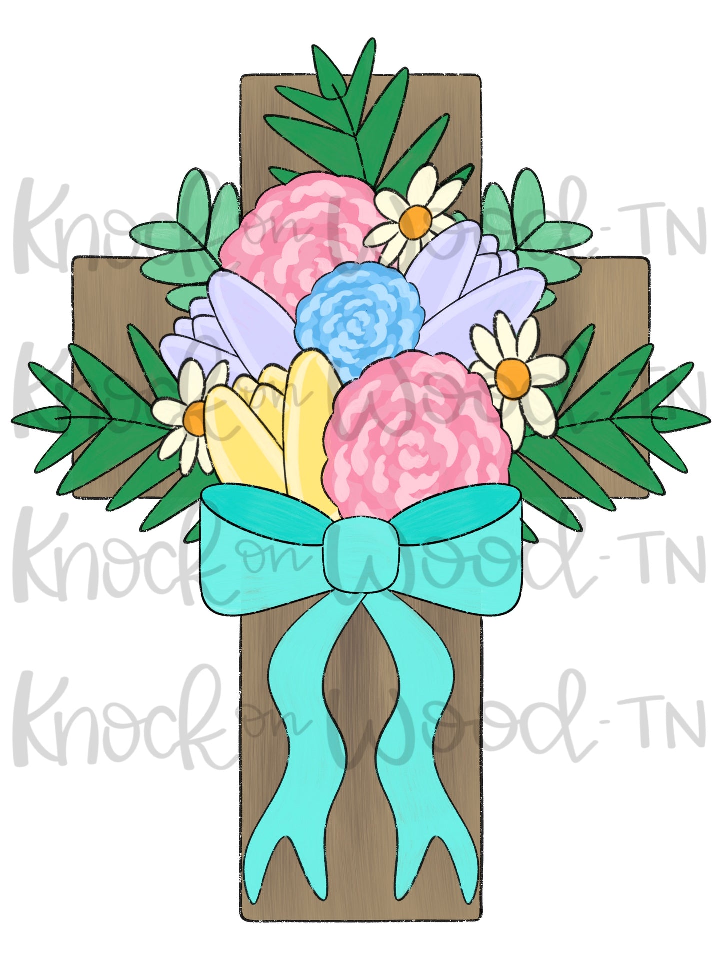 Floral Cross (KW157)