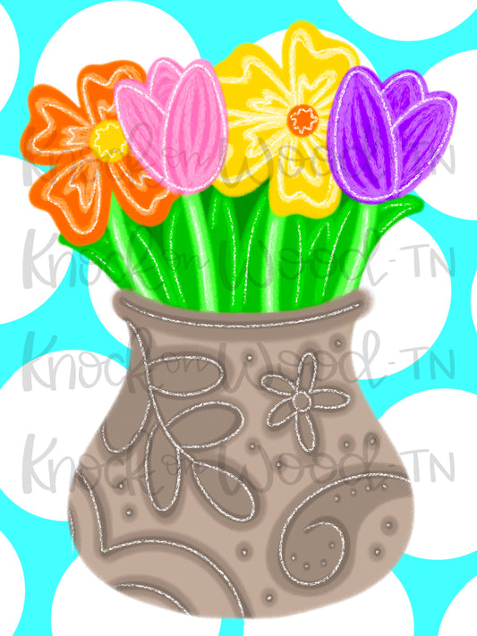 Floral Vase (KW175-B)