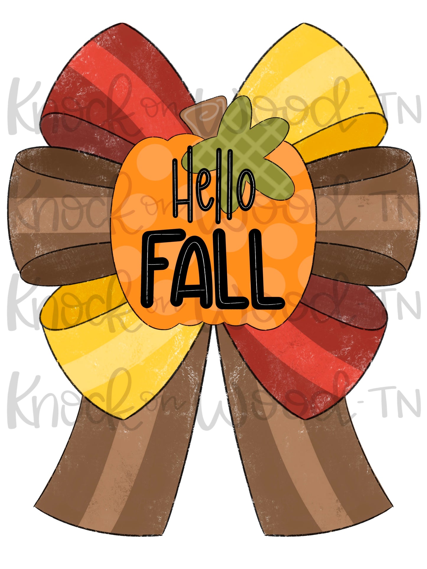 Hello Fall Bow (KW183)