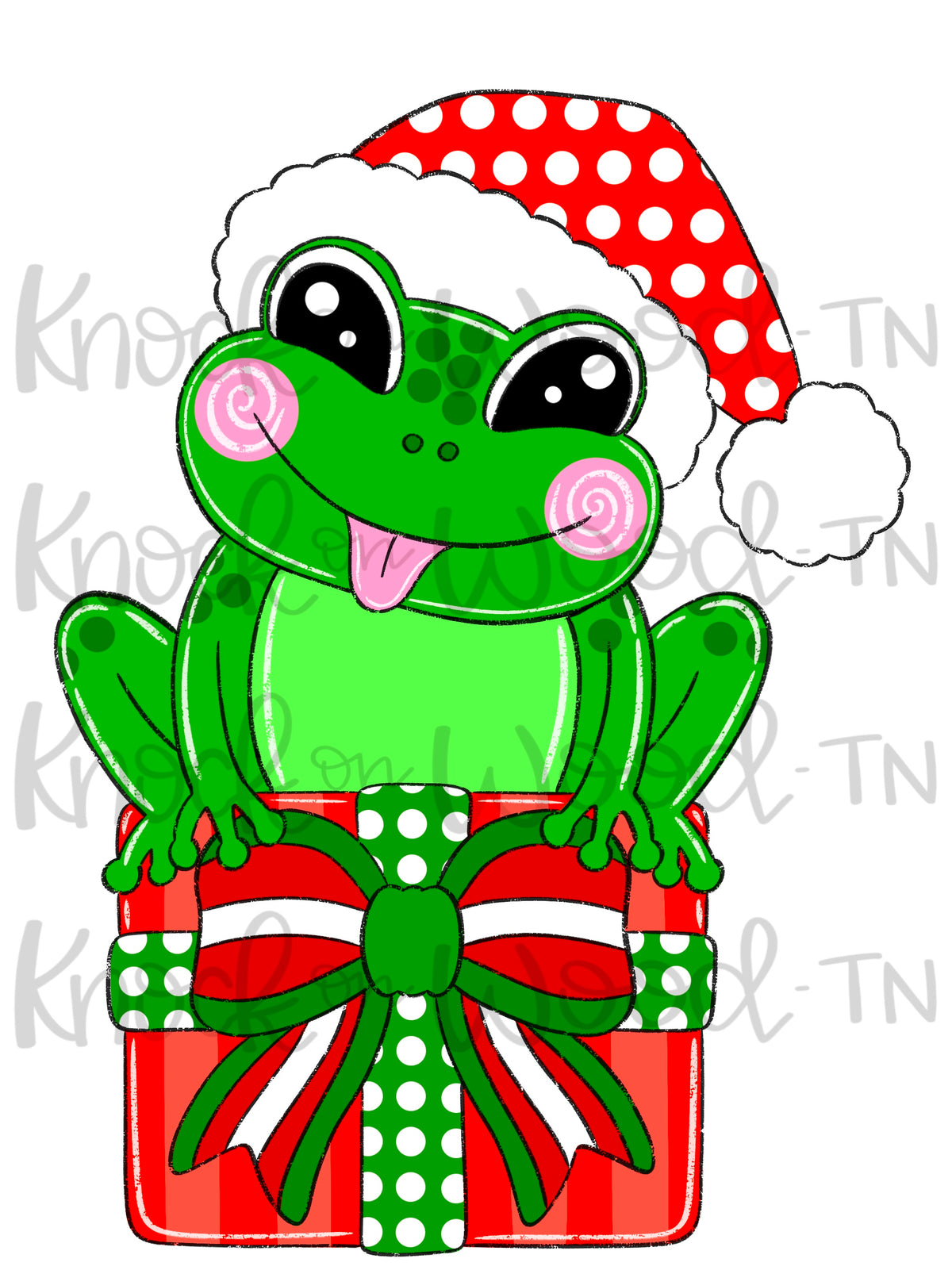 Christmas Frog Ornament (KW202-O)