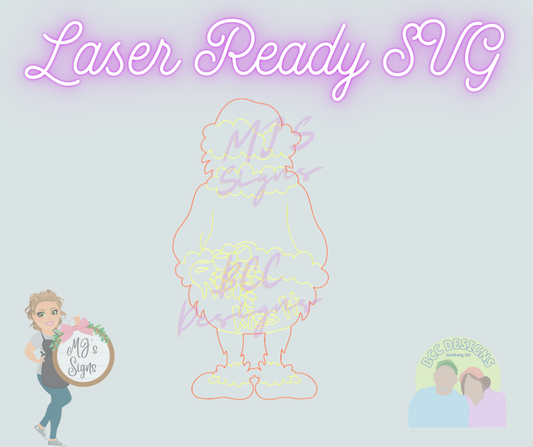 Kiss It Grinch - Laser Ready SVG