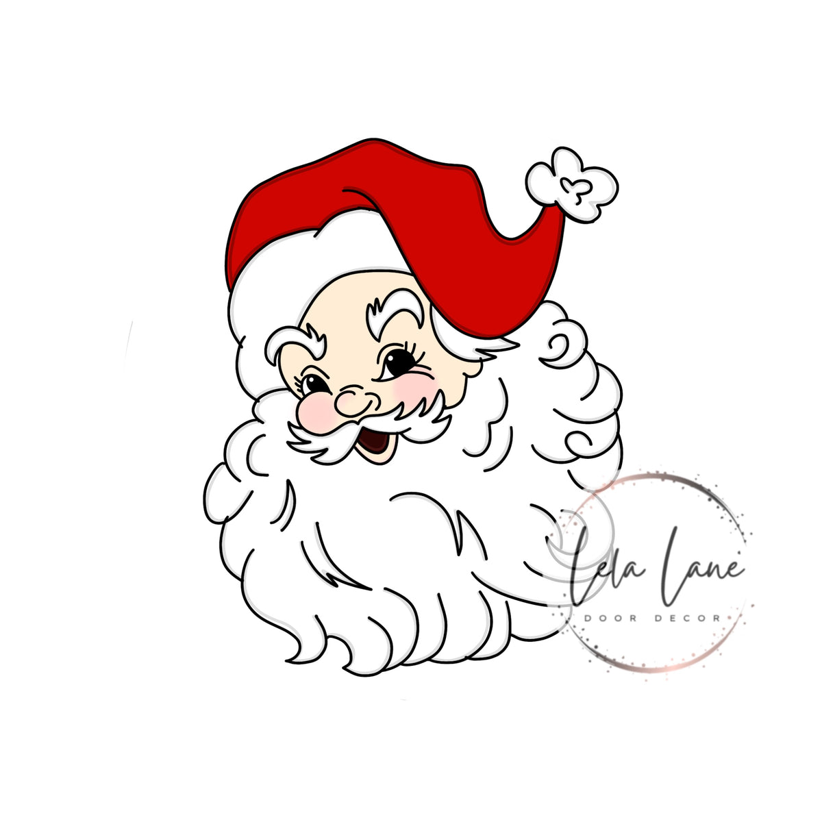 Vintage Santa Face (LL007)
