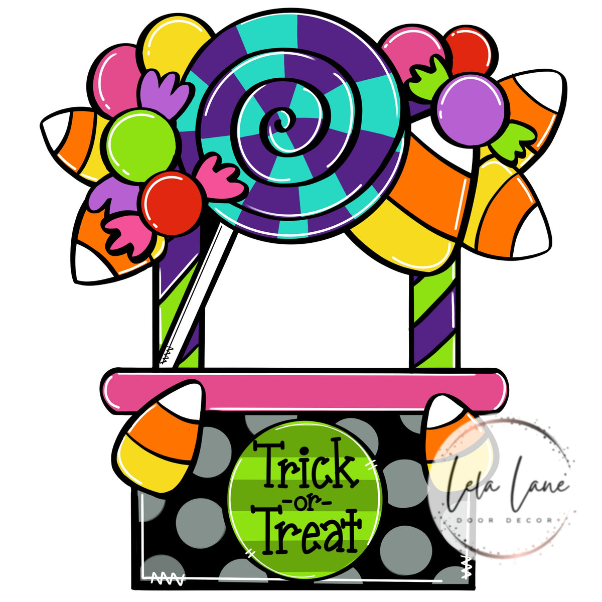 Trick Or Treat Halloween Stand (LL040)