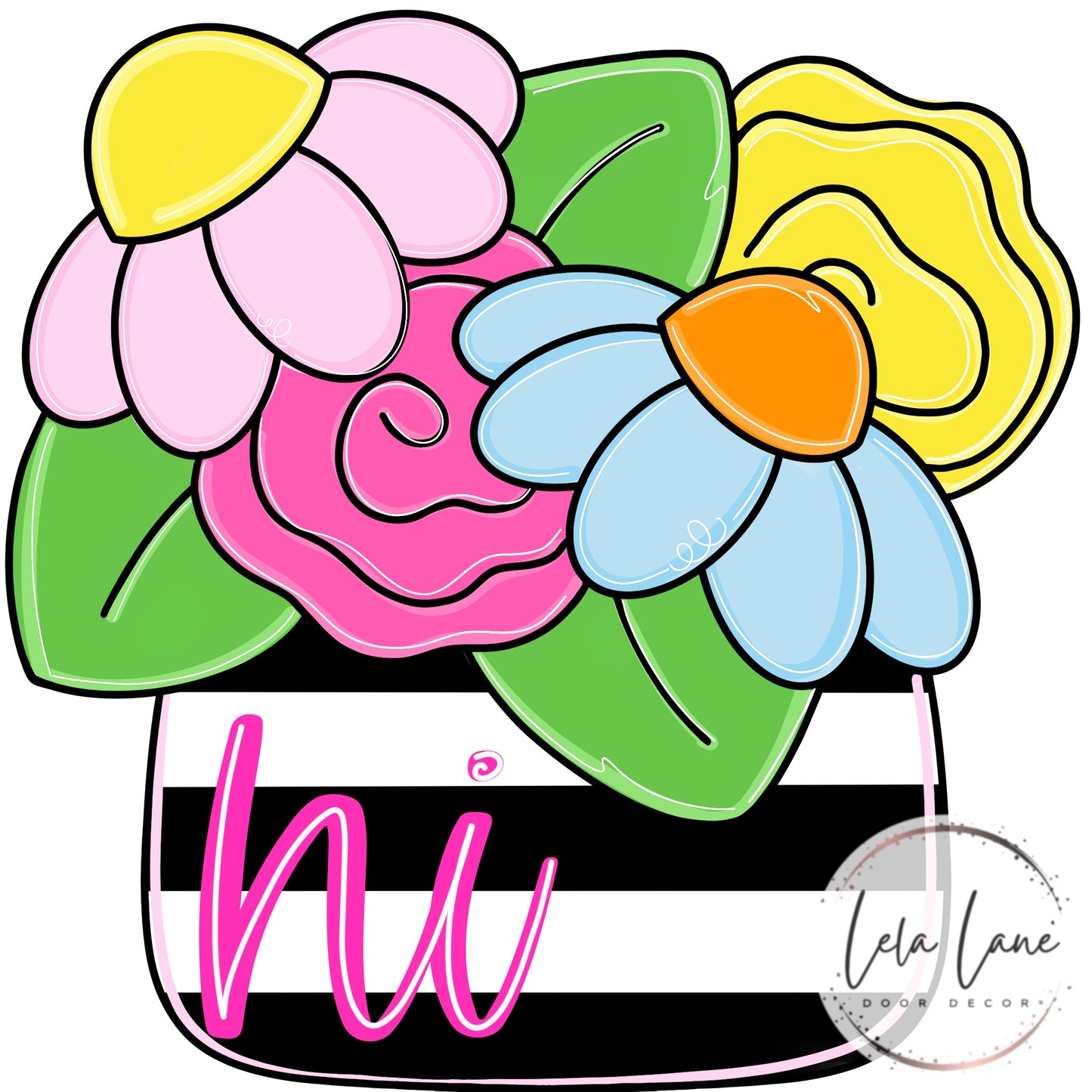 Flowers In Vase Hi (LL053)